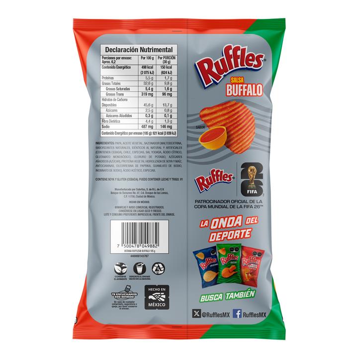 Ruffles Sabritas Buffalo Mundial 185 g - H-E-B México