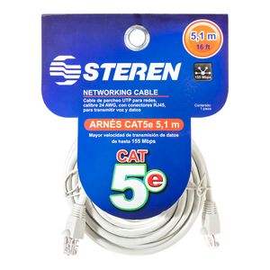 Cable Ethernet CAT 5E de 5.1M 358-5140V