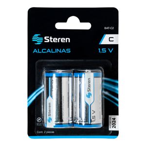 Pack de 2 pilas Alcalinas Tipo C BAT-C2