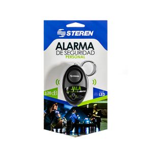 Alarma de Seguridad Personal de 120 dB´s  ALA-038 NEGRO