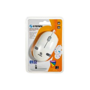 Mouse Óptico De 800Dpis COM-534 Blanco