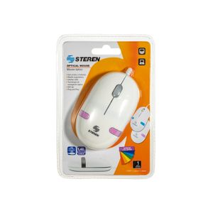 Mouse Óptico De 800Dpis COM-534 Rosa