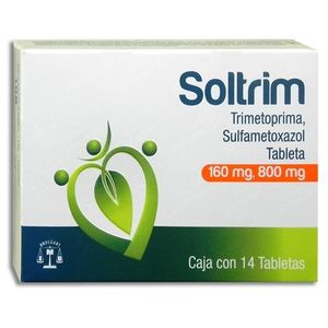 Soltrim 800/160mg 14 Tab Sulfametoxazol, Trimetopr 14 Pz