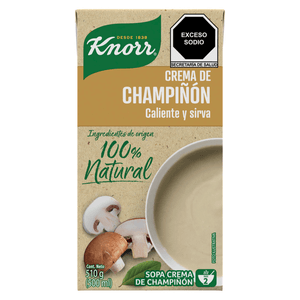 Knorr Crema de Champiñones 100% Natural 500 ml