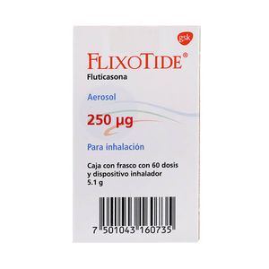 Flixotide 250mcg Aer Susp 120 Dosis Fluticasona 250 Ml