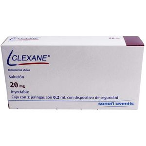 Clexane Iny 20 Mg Jeringas 2 Pz