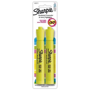 Resaltador Sharpie Amarillo con 2 pz