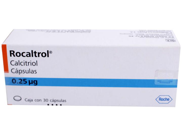 Moksha8 Rocaltrol 0.25 Mcg C/30 Caps Calcitriol 30 - H-E-B México