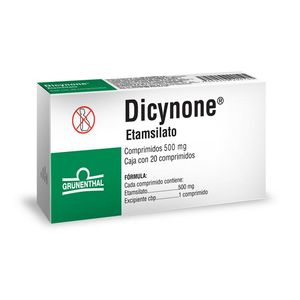 Dicynone 500 Mg  20 Tab Etamsilato 20 Pz