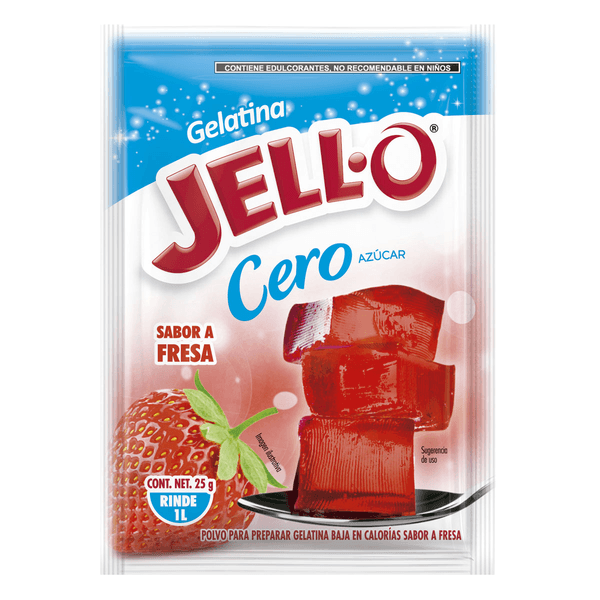 Postre de gelatina sin azúcar Jell-O