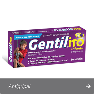 Antigripal Gentil Ito Infantil Sabor Uva 10 Pz