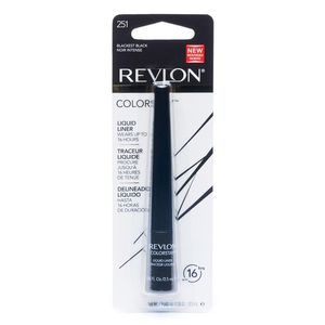 Delineador para ojos Revlon Colorstay Liquid Eyeliner tono 251 Black 2.5 ml