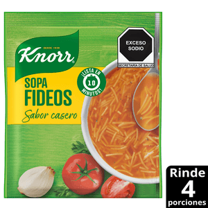 Sopa de fideo con tomate Knorr 95 g Knorr Sopa Fideos 95 g