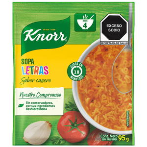 Knorr Sopa en Forma de Letras 95 g