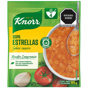 Knorr Sopa en Forma de Estrellas 95 g