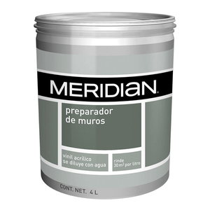 Meridian Preparador de Muros Vinil Acrílico 4 L