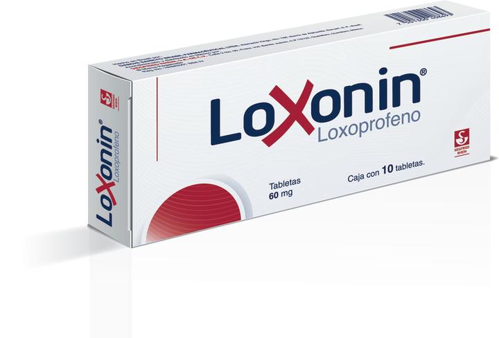 Siegfried Loxonin 60 Mg 10 Tab Loxoprofeno 10 Pz - H-E-B México