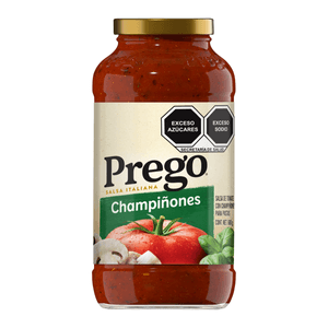 Salsa Para Pasta Italiana con Champiñones 680 Gr