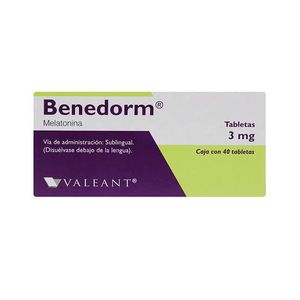 Benedorm 3 Mg 40 Tab Melatonina 40 Pz