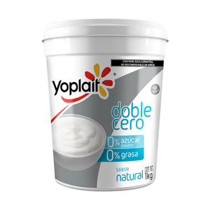 Yogurt Doble Cero Natural 1 kg Lala Yogurt Batido Zero Fresa 900 g