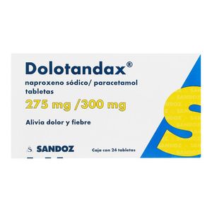 Dolo-Tandax 275/300 Mg Grageas 24 Pz