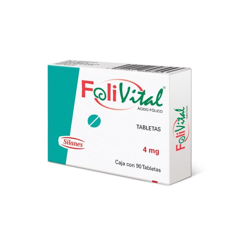 Ácido Fólico Folivital 0.4 mg 90 Tabletas a precio de socio