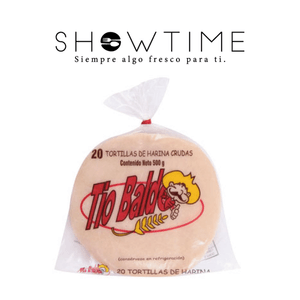 Tio Baldo Tortillas de Harina Cruda 500 g