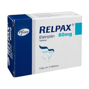 Relpax 80 Mg Tab 2 Eletriptan 2 Pz