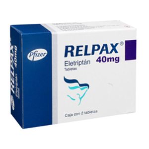 Relpax 40 Mg Tab 2 Eletriptan 2 Pz