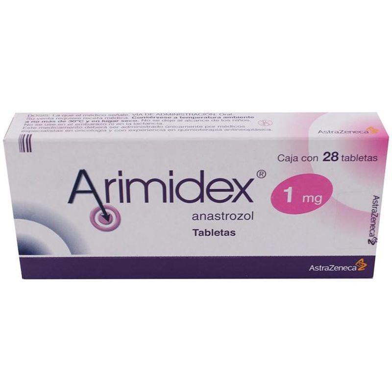 Astra Zeneca Arimidex 1 Mg C/ 28 Comp Anastrozol ( - H-E-B México