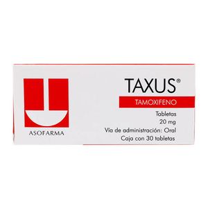 Taxus 20 Mg C/ 30 Tab Tamoxifeno 30 Pz