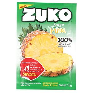 Zuko Bebida en Polvo Sabor Piña 13 g