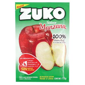 Zuko Bebida en Polvo Sabor Manzana 13 g