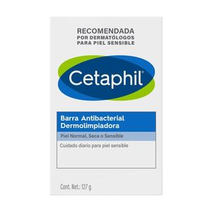 Cetaphil Jabón en Barra Antibacterial Dermolimpiadora 127 g