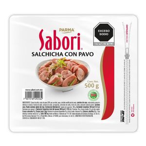 Salchicha con Pavo 500 g Salchicha de Pavo 500 Gr