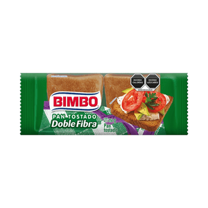 Bimbo Pan Tostado Doble Fibra 250 g