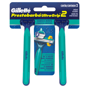 Prestobarba Ultragrip2 Rastrillos Desechables Para Afeitar 2 pz