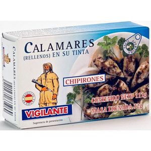 Vigilante Calamares Rellenos en Su Tinta 111 g