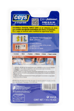 Ceys Cinta adhesiva multimaterial de doble cara, 0.098 x 0.748 in :  Productos de Oficina 