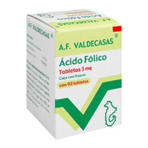 Acido-Folico 5 Mg Tab 92 Gen 92 Pz