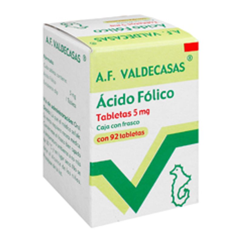 Silanes Folivital 5 Mg 30 Tab Acido Folico 30 Pz - H-E-B México