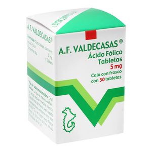 Acido-Folico 5 Mg Tab 50 Gen 50 Pz