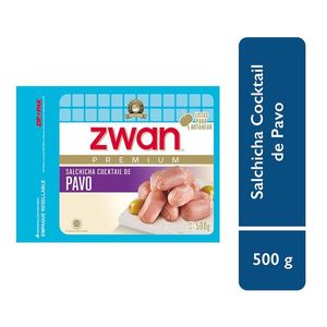 Zwan Salchicha Coctelera de Pavo 500 g