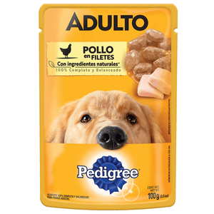 Alimento Húmedo para Perro Pollo en Filetes 100 g