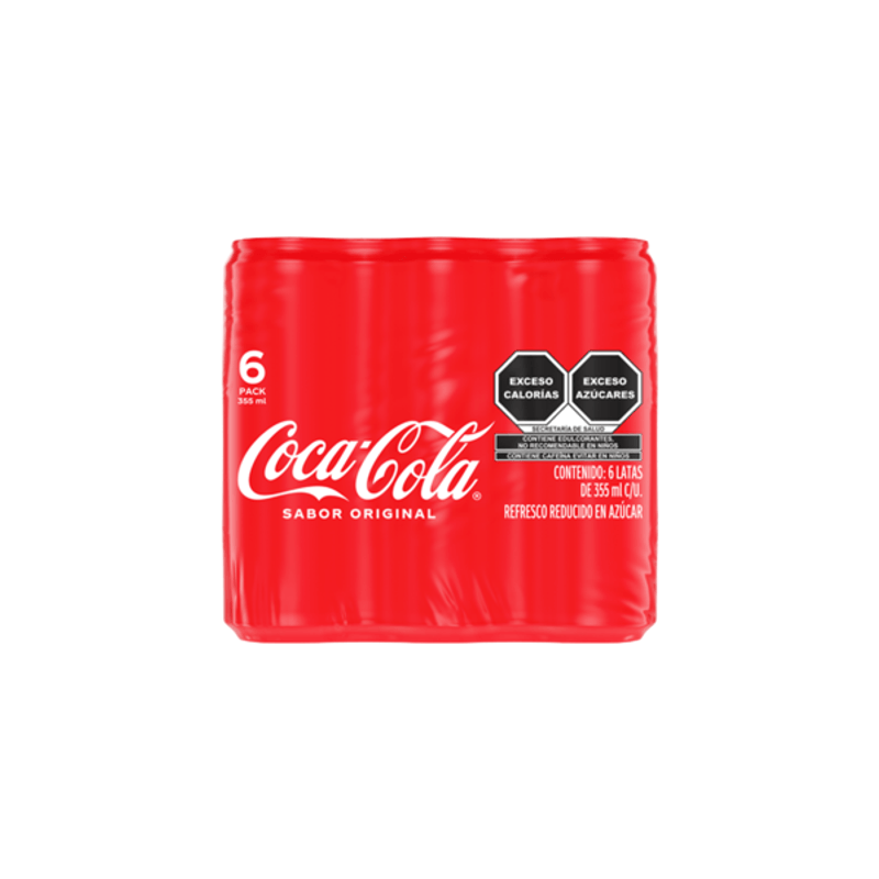 Refresco Coca-Cola Original 355ml 6 Pack