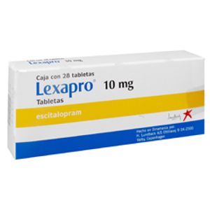 Lexapro 10 Mg Tab 28 Escitalopram 28 Pz