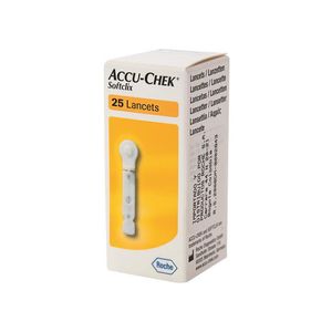 Lancetas Softclix Accu-Chek 25 pz Lancetas Softclix Accu-Chek  25 Pz