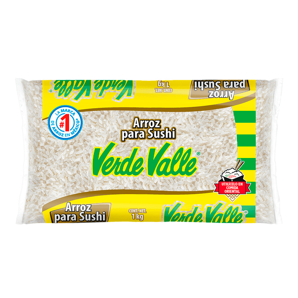 Arroz Sushi Verde Valle Bolsa 1 Kg