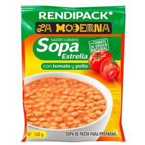 Sopa Estrellas con Tomate Y Sabor a Pollo 140 Gr