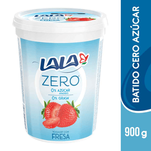 Lala Yogurt Batido Zero Fresa 900 g
